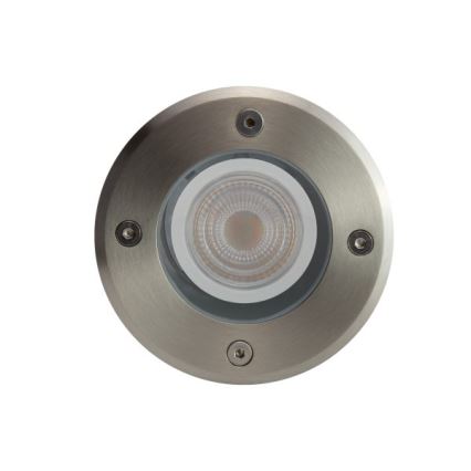 Outdoor-Einfahrtsleuchte LUKKA CONNECT 1xGU10/4W/230V IP67 matt Chrom rund