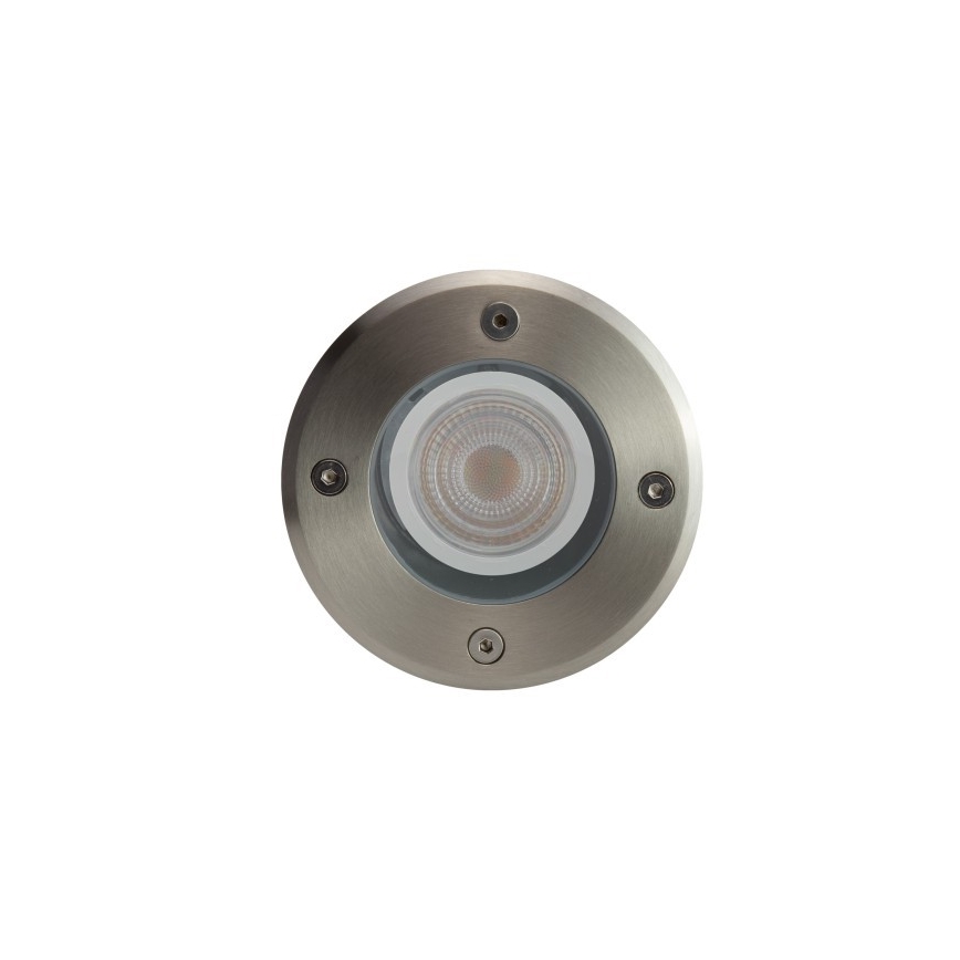 Outdoor-Einfahrtsleuchte LUKKA CONNECT 1xGU10/4W/230V IP67 matt Chrom rund