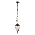 Outdoor-Hängeleuchte an Kette ARRAIA 1xE27/15W/230V IP44 bronzen
