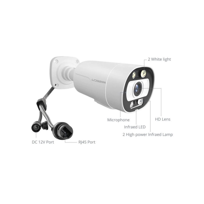 Outdoor-IP-Kamera LED/12V IP66