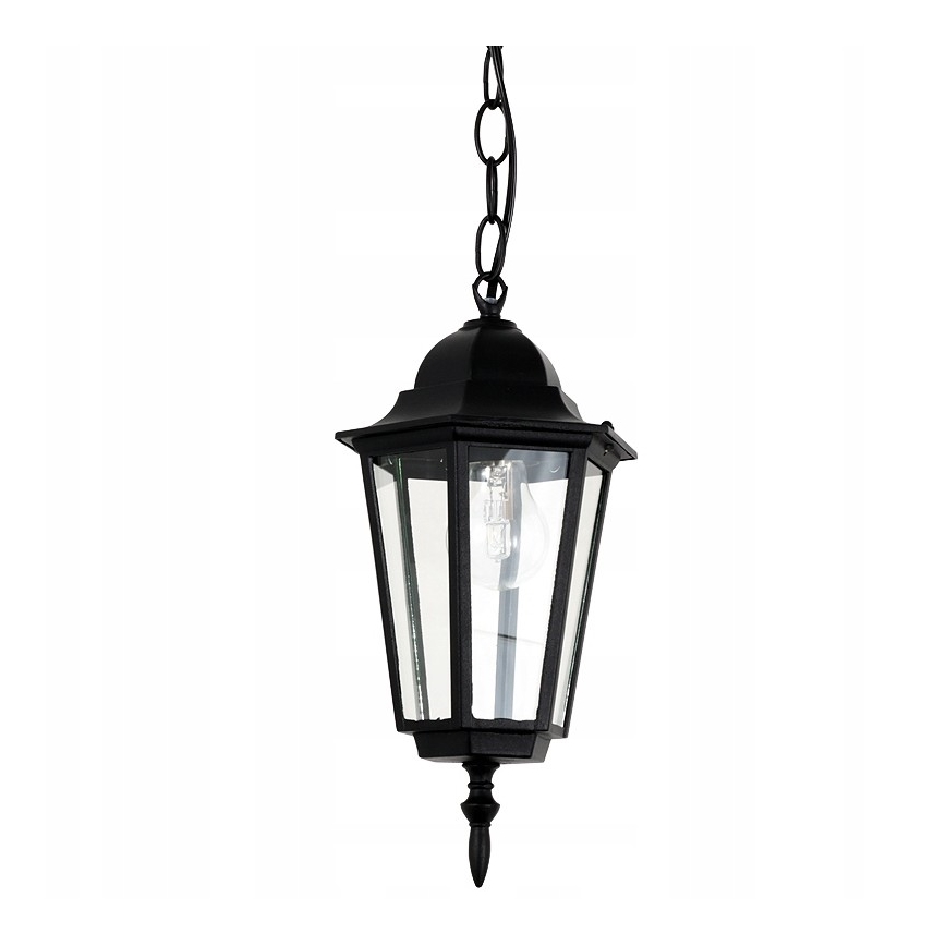Outdoor-Kronleuchter an Kette 1xE27/60W/230V schwarz