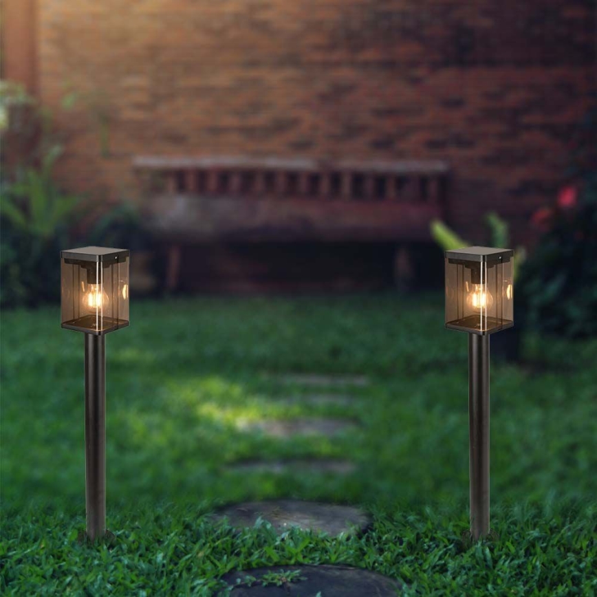 Outdoor-LED-Solarleuchte mit Sensor LED/2,5W/3,7V 3000K IP54 schwarz