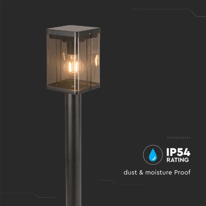 Outdoor-LED-Solarleuchte mit Sensor LED/2,5W/3,7V 3000K IP54 schwarz
