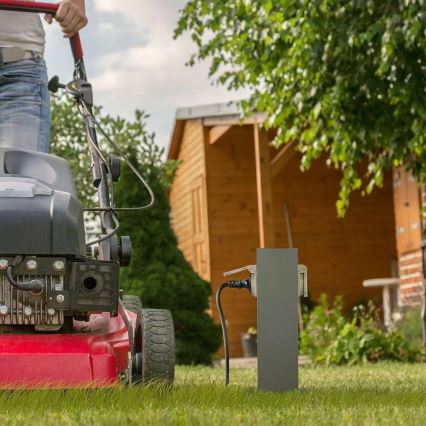 Outdoor-Steckdosensäule SCHUKO 2Z 230V IP44