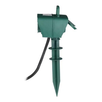 Outdoor-Steckdosensäule SCHUKO 4Z 230V IP44