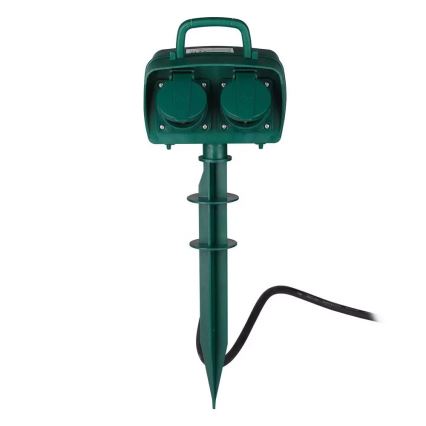 Outdoor-Steckdosensäule SCHUKO 4Z 230V IP44