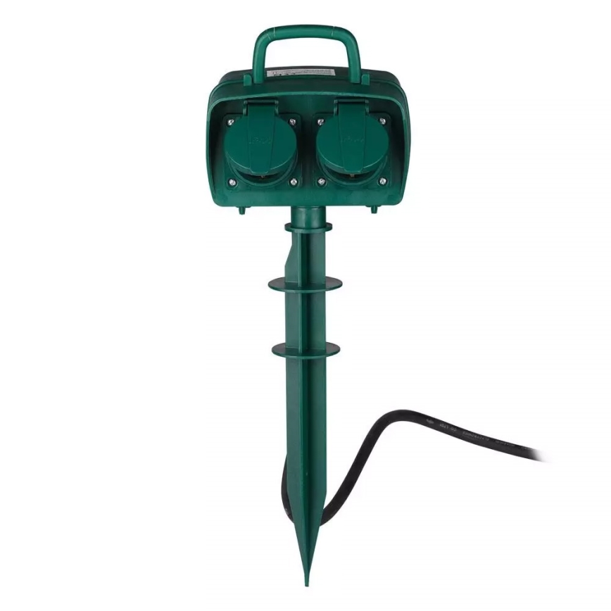 Outdoor-Steckdosensäule SCHUKO 4Z 230V IP44