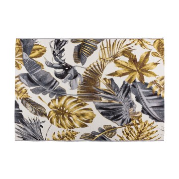 Outdoor-Teppich CAPPUCCINO 80x165 cm gold/grau