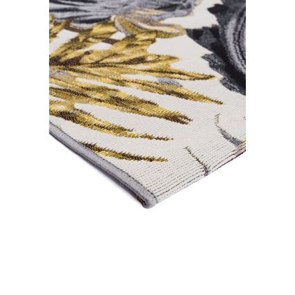 Outdoor-Teppich CAPPUCCINO 80x165 cm gold/grau/weiß