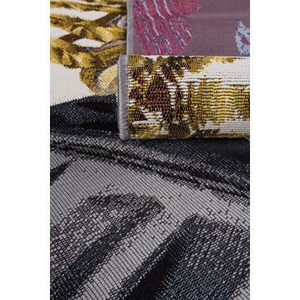 Outdoor-Teppich CAPPUCCINO 80x165 cm gold/grau/weiß