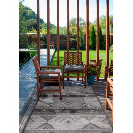 Outdoor-Teppich CHIARA 160x230 cm grau