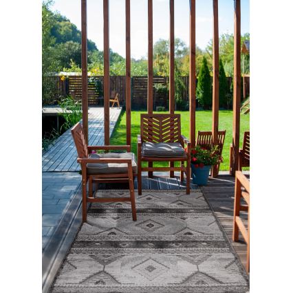Outdoor-Teppich CHIARA 80x150 cm grau