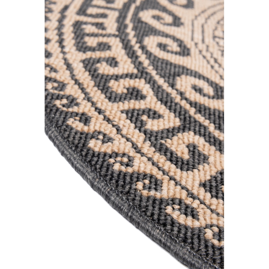 Outdoor-Teppich DELMAR 80 cm braun/beige