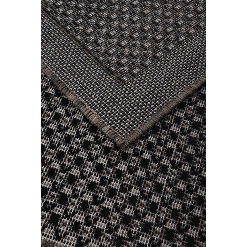 Outdoor-Teppich EXPRESS NEW OUTDOOR 120x160 cm Anthrazit/Braun