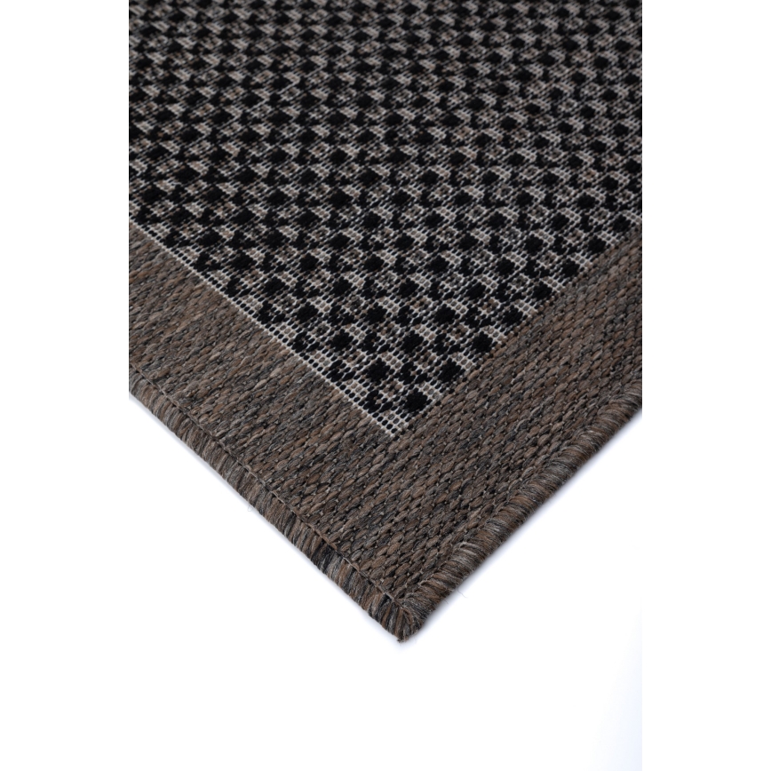 Outdoor-Teppich EXPRESS NEW OUTDOOR 80x150 cm anthrazit/braun
