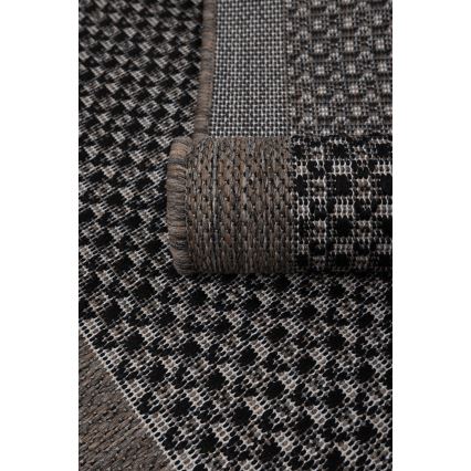 Outdoor-Teppich EXPRESS NEW OUTDOOR 80x150 cm anthrazit/braun