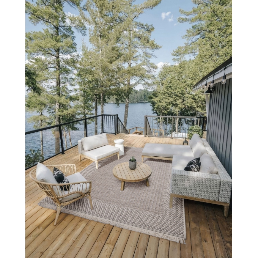 Outdoor-Teppich ORIA 70x140 cm, beige