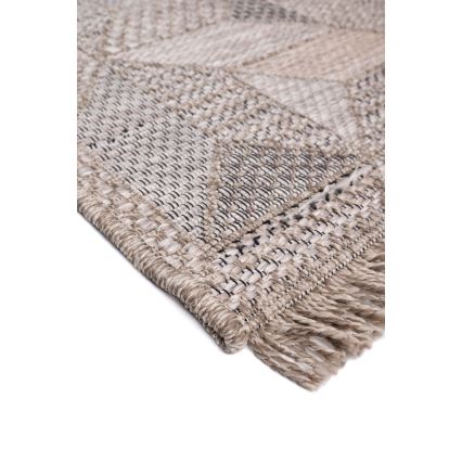 Outdoor-Teppich ORIA 70x140 cm grau/beige