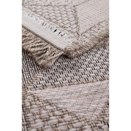 Outdoor-Teppich ORIA 70x140 cm grau/beige