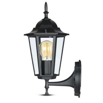 Outdoor-Wandlampe 1xE27/40W/230V IP44 schwarz