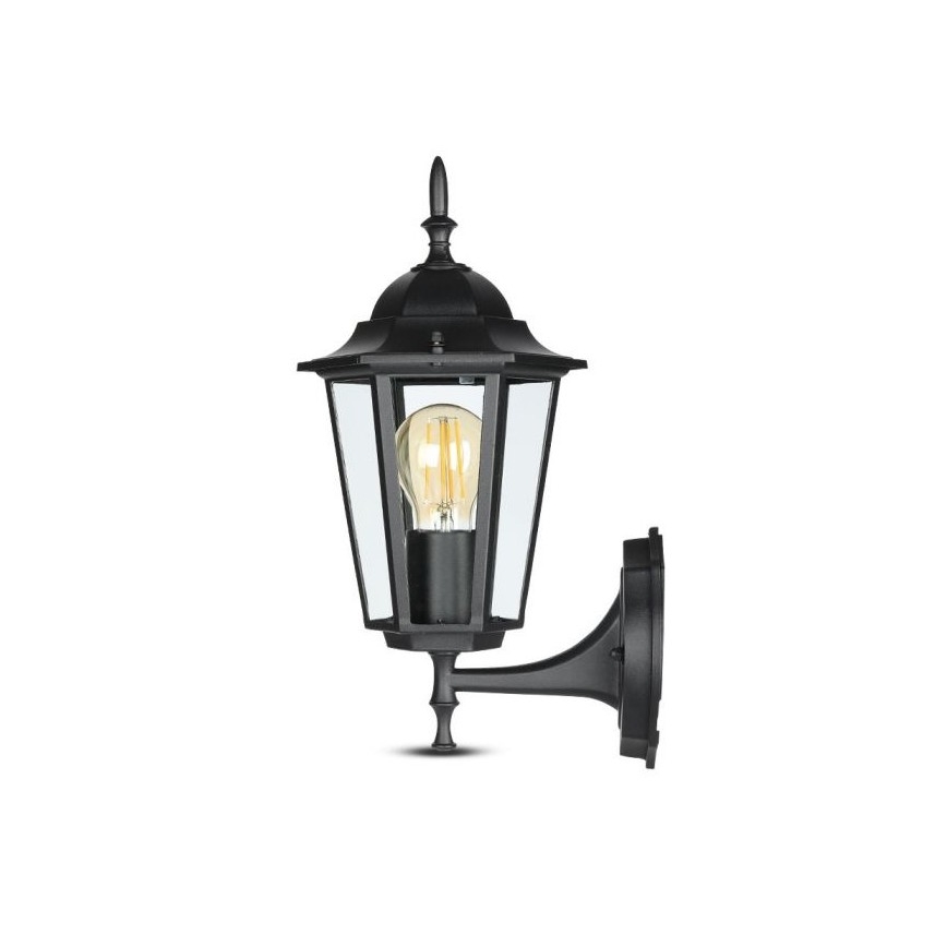 Outdoor-Wandlampe 1xE27/40W/230V IP44 schwarz