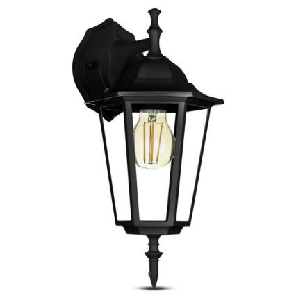 Outdoor-Wandlampe 1xE27/40W/230V IP44 schwarz