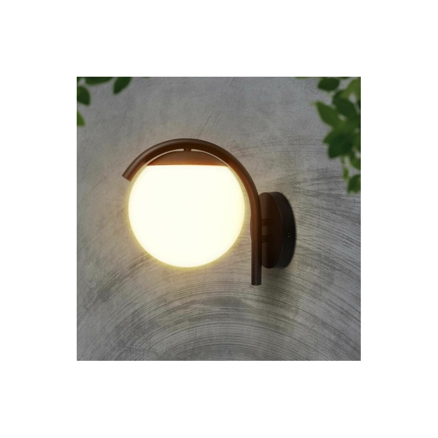 Outdoor-Wandlampe 1xE27/60W/230V IP44 schwarz