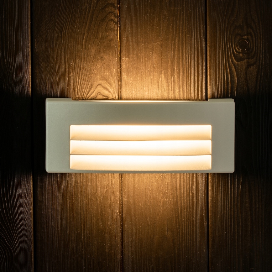 Outdoor-Wandleuchte 1xE27/14W/230V IP54 grau
