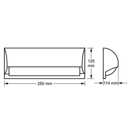 Outdoor-Wandleuchte FREON 1xE27/60W/230V IP54 anthrazit