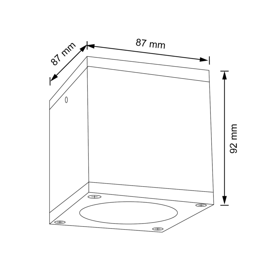 Outdoor-Wandleuchte MORRIS 1xGU10/35W/230V IP54