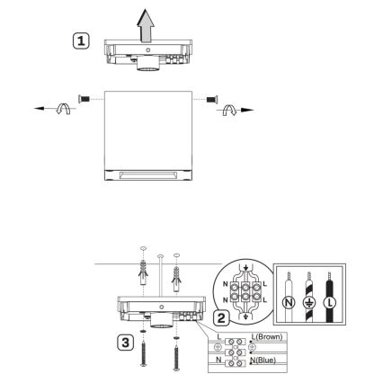 Outdoor-Wandleuchte MORRIS 1xGU10/35W/230V IP54