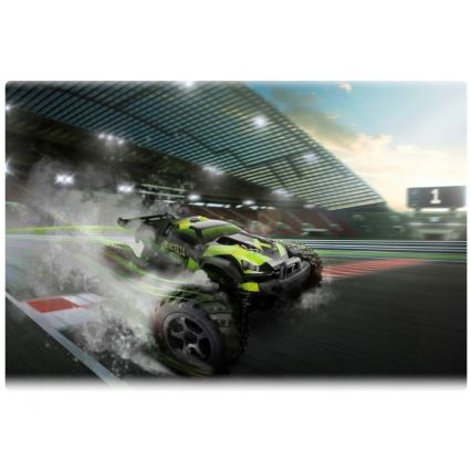 Overmax - ferngesteuertes RC-Auto X-MONSTER 3.0 1700 mAh Schwarz/Grün