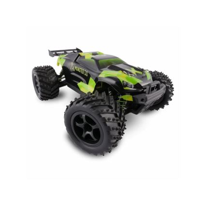 Overmax - ferngesteuertes RC-Auto X-MONSTER 3.0 1700 mAh Schwarz/Grün