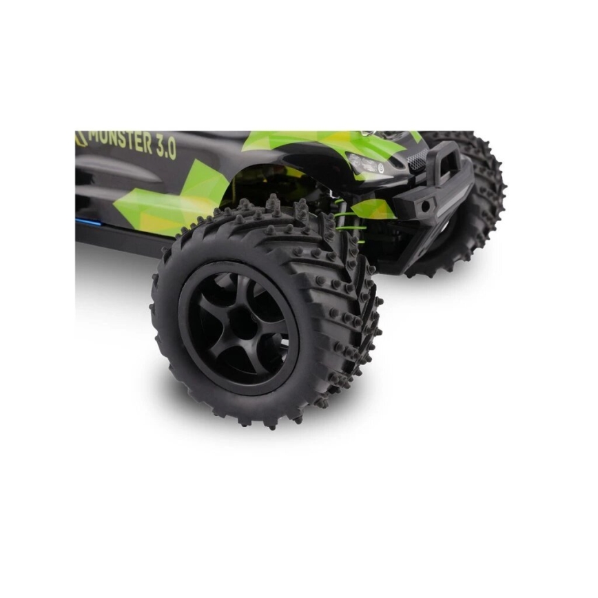 Overmax - ferngesteuertes RC-Auto X-MONSTER 3.0 1700 mAh Schwarz/Grün