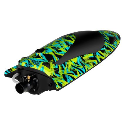 Overmax - Ferngesteuertes RC-Boot X-SURGE 4000 mAh, schwarz/grün