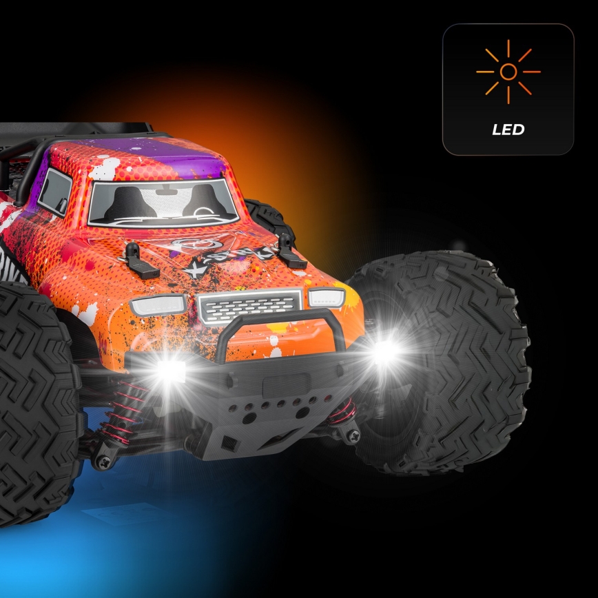 Overmax - RC-Auto mit Fernbedienung X-STRIKE 3000 mAh schwarz/orange