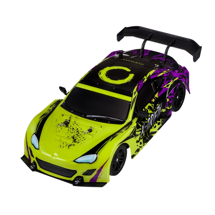 Overmax - RC-Drift-Auto mit Fernsteuerung X-DRIFT 1000 mAh gelb/lila