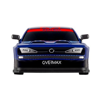 Overmax - ferngesteuertes RC-Driftauto X-OVERSLIDE 1000 mAh schwarz/grün/blau/rot