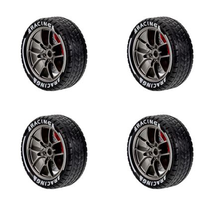 Overmax - ferngesteuertes RC-Driftauto X-OVERSLIDE 1000 mAh schwarz/grün/blau/rot