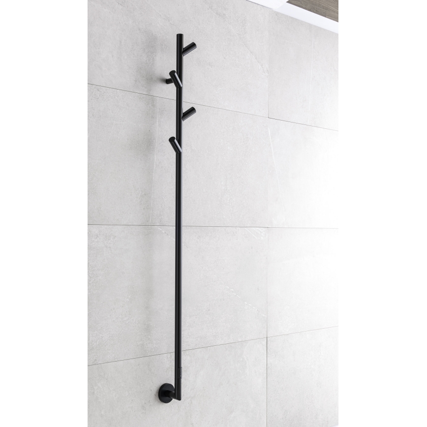 P.M.H. LS1B - Elektrischer Handtuchtrockner LISA 24W/230V 170 cm IP44 schwarz