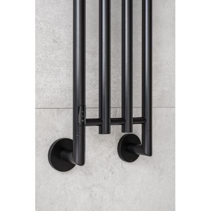 P.M.H. MO1B-RK - Elektrischer Handtuchwärmer MONA 93W/230V 153,3 cm IP44 schwarz