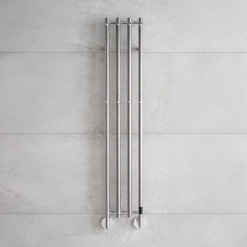 P.M.H. MO1SS-LK - Elektrischer Handtuchheizkörper MONA 93W/230V 153,3 cm IP44 polierter Edelstahl