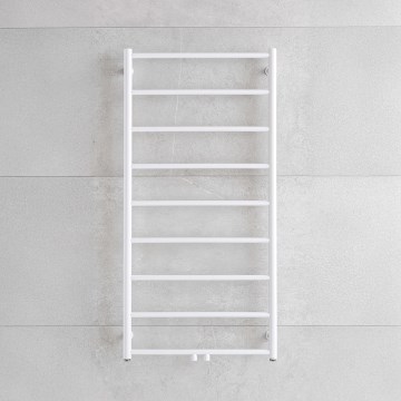 P.M.H. NS4W-M - NAAS Bad-Handtuchheizkörper, 349 W, 121 cm, weiß
