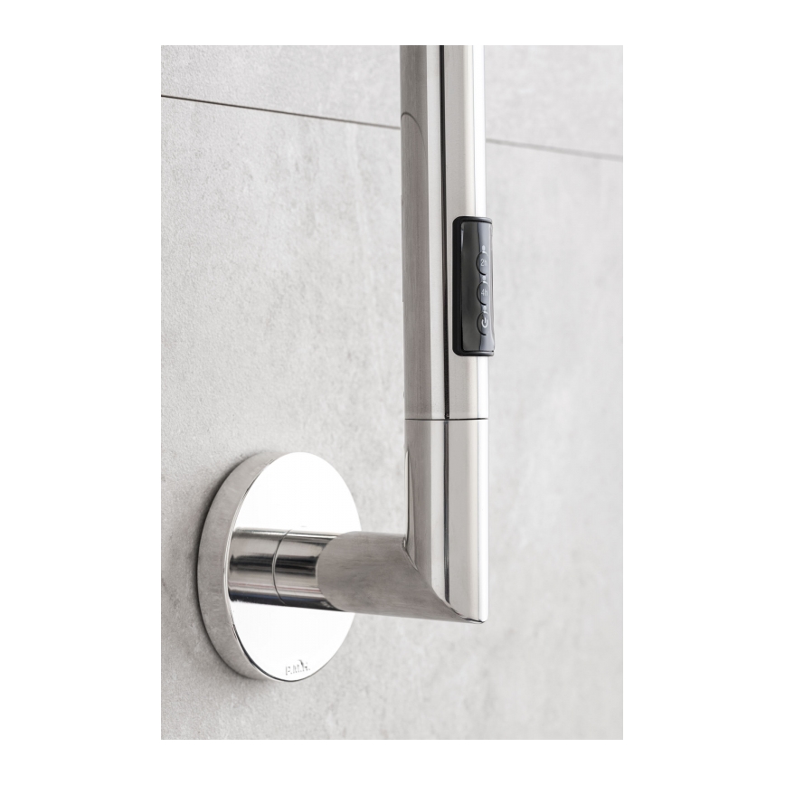 P.M.H. OL1SS - Elektrischer Handtuchwärmer OLE 24W/230V 170 cm IP44 polierter Edelstahl