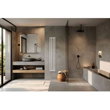 P.M.H. P2W/4 - Handtuchheizkörper PLUTO 406 W, 150 cm, weiß