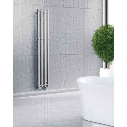 P.M.H. PX2C/4 - Bad-Handtuchheizkörper PLUTO X 350 W 150 cm, hochglanzverchromt