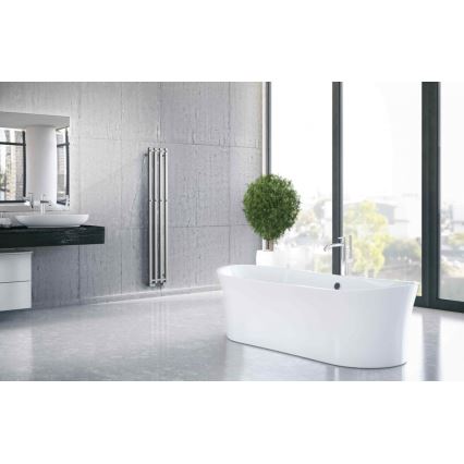 P.M.H. PX2C/4 - Bad-Handtuchheizkörper PLUTO X 350 W 150 cm, hochglanzverchromt