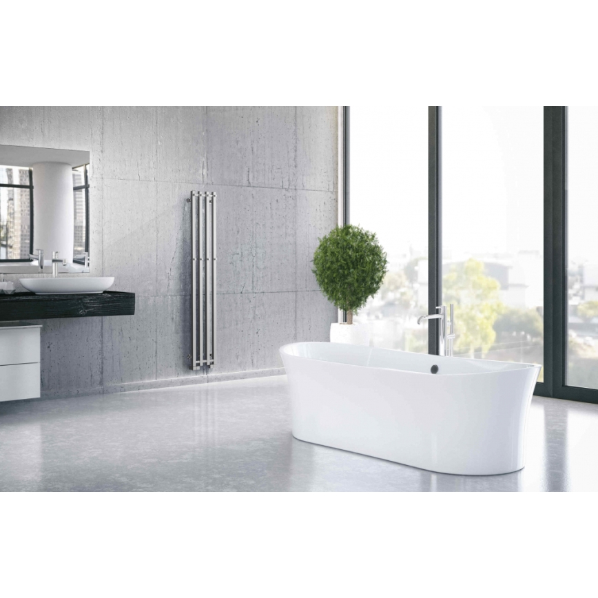 P.M.H. PX2C/4 - Bad-Handtuchheizkörper PLUTO X 350 W 150 cm, hochglanzverchromt