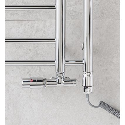 P.M.H. T2C-L - Handtuchheizkörper THEIA 352W 154 cm links/hochglanzverchromt