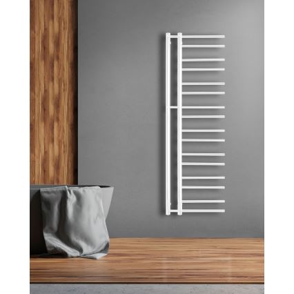 P.M.H. T2W - Badezimmer-Handtuchheizkörper THEIA 352W 154 cm rechts/weiß